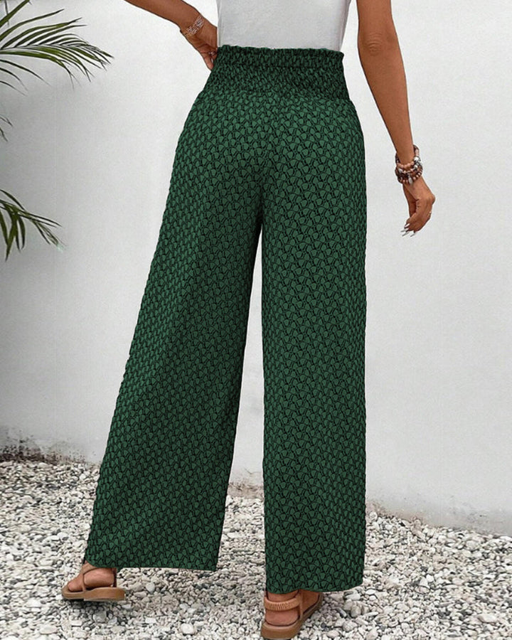 Sommerfeld | Lisette Hose mit weitem Bein und geometrischem Druck