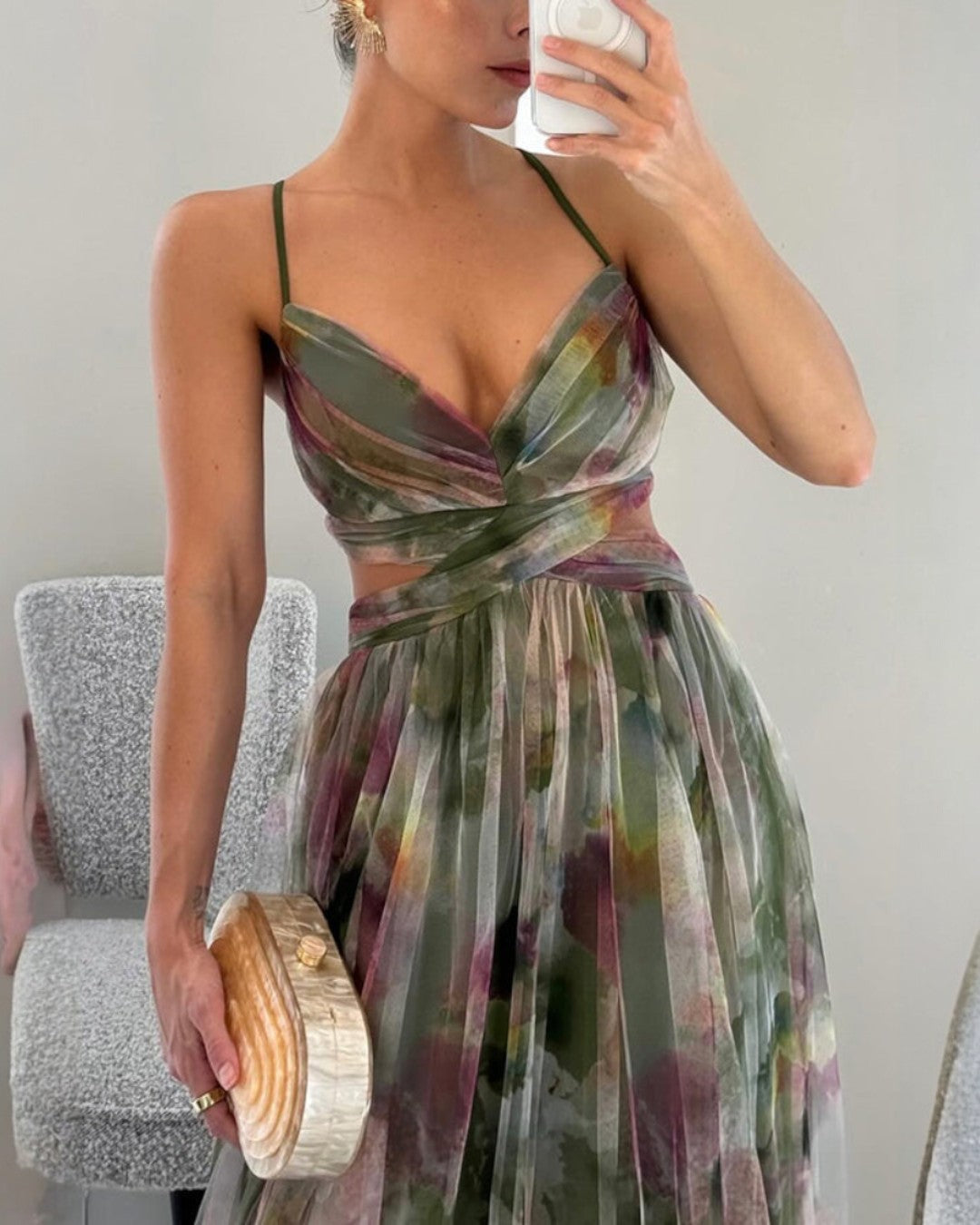 Giselle – La Robe Maxi Florale Enchanteresse