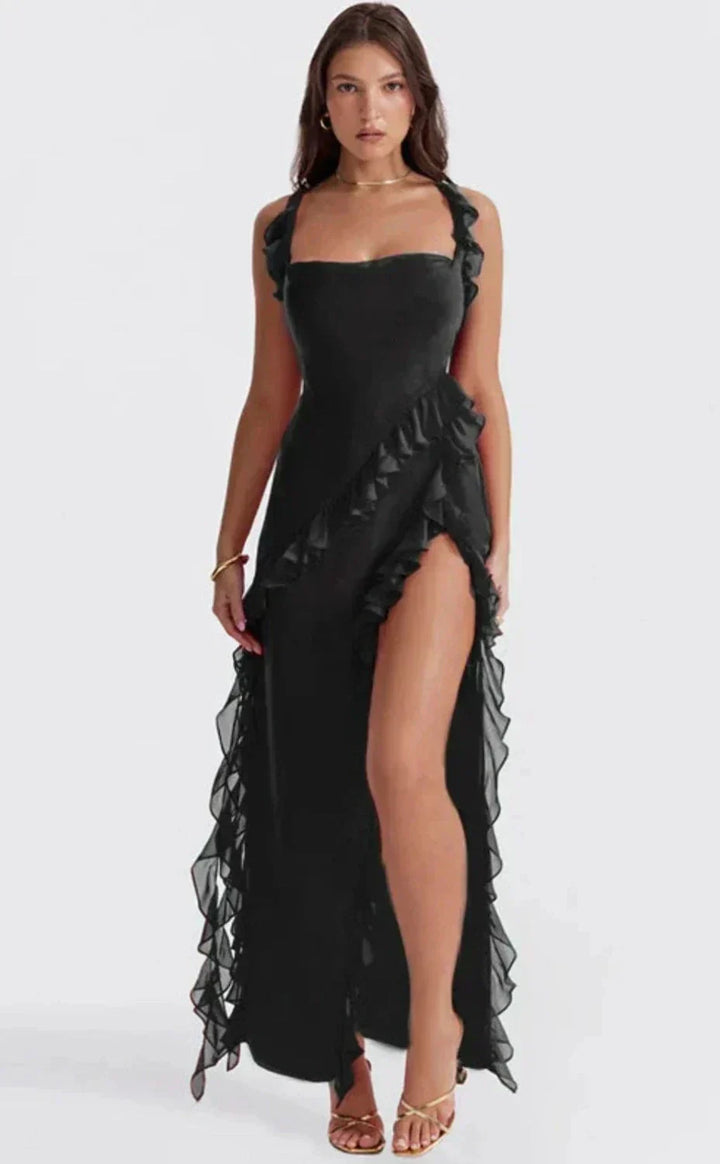 Avabloomly™ | Robe élégante avec jambes ouvertes