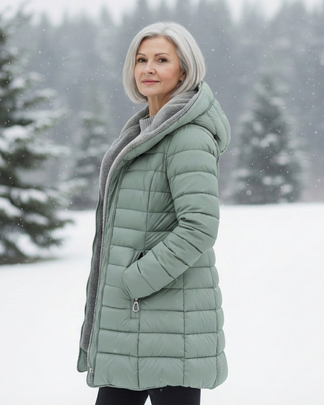 Manteau Maddy Matelassé Doublée En Polaire