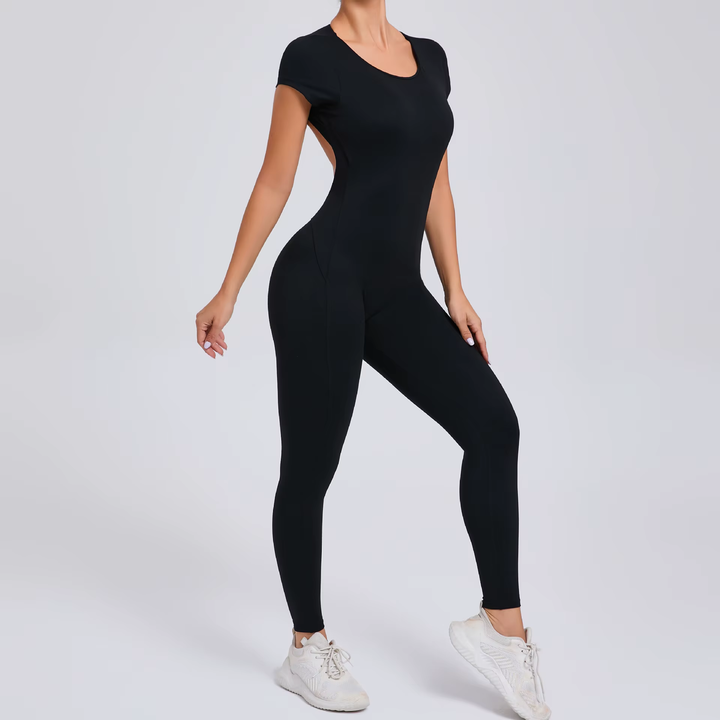 ActiveFlex Open-Back Sport Jumpsuit