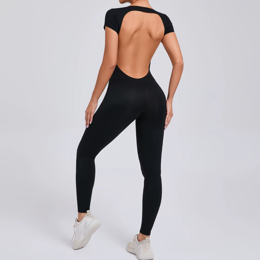 ActiveFlex Open-Back Sport Jumpsuit