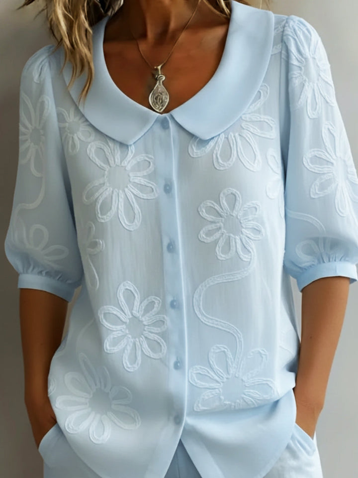 Avabloomly™ — Blouse légère florale élégance naturelle