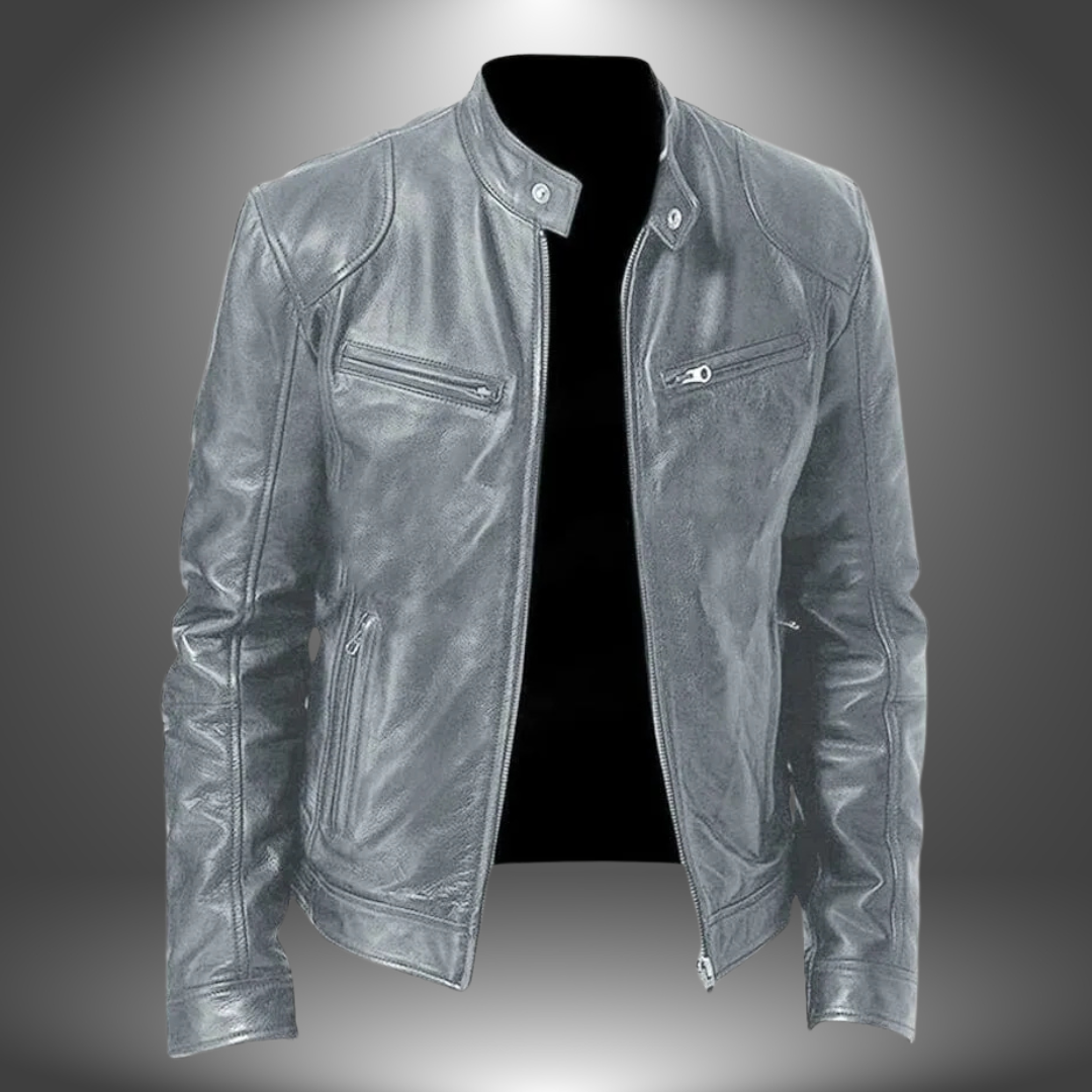 Avabloomly™ - Veste en cuir artisanal pour homme