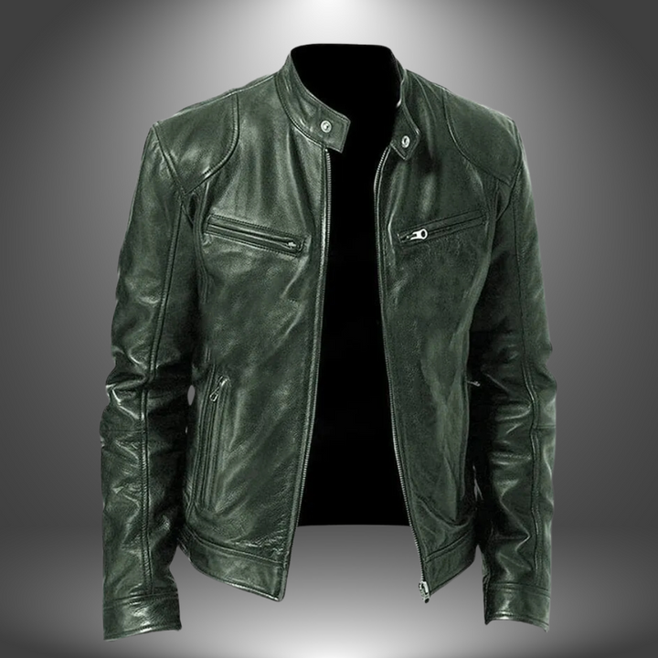 Avabloomly™ - Veste en cuir artisanal pour homme