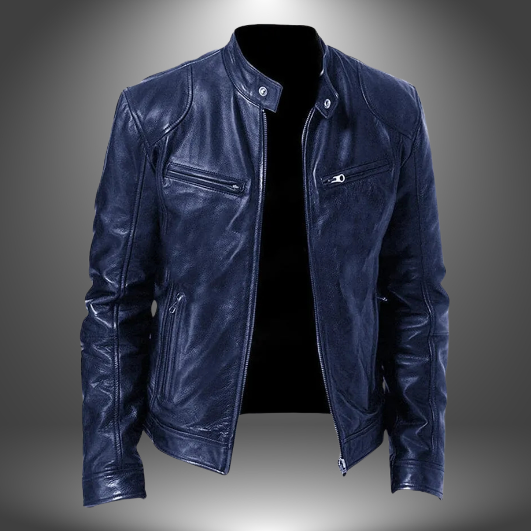 Avabloomly™ - Veste en cuir artisanal pour homme