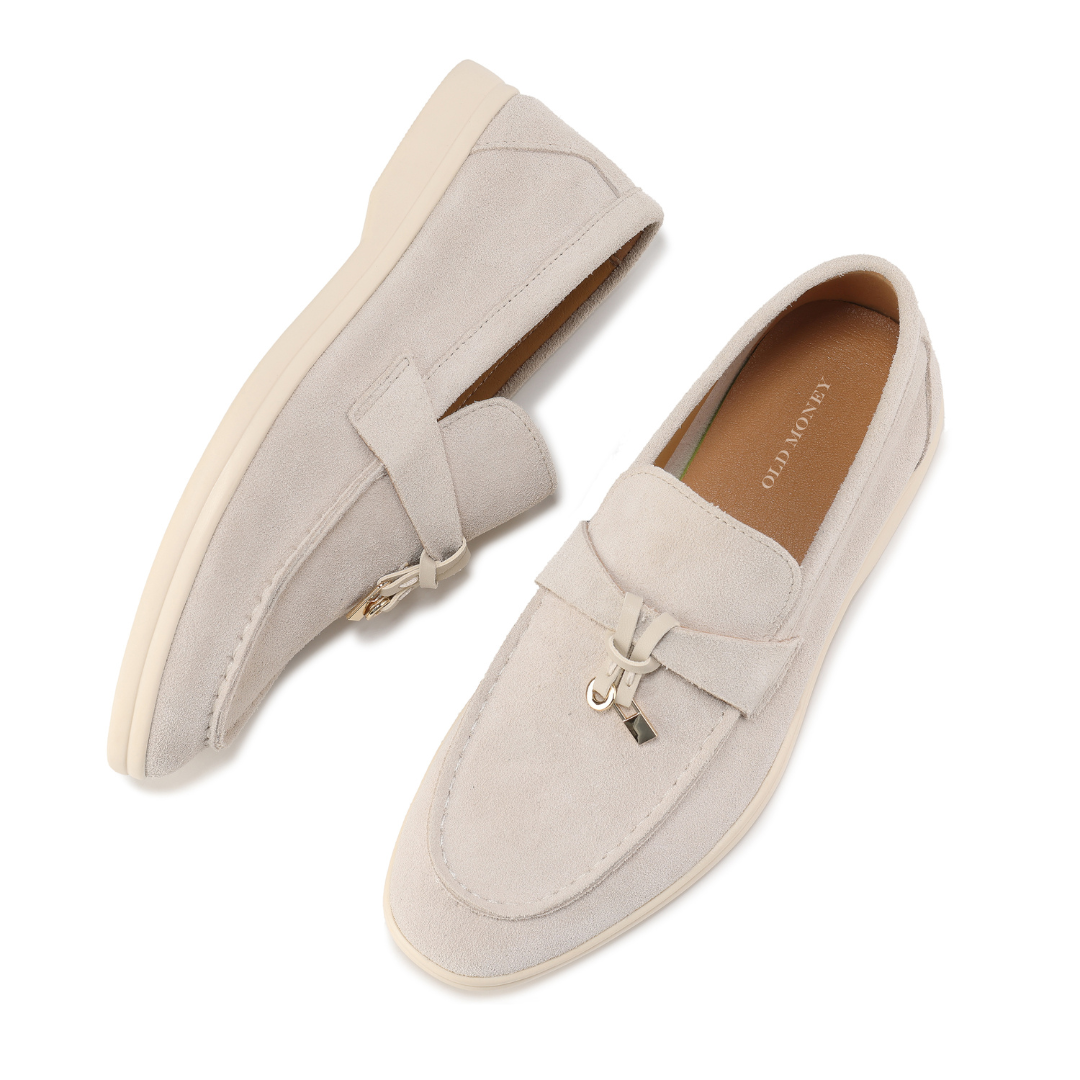 Avabloomly™ | Mocassins en daim Old Money