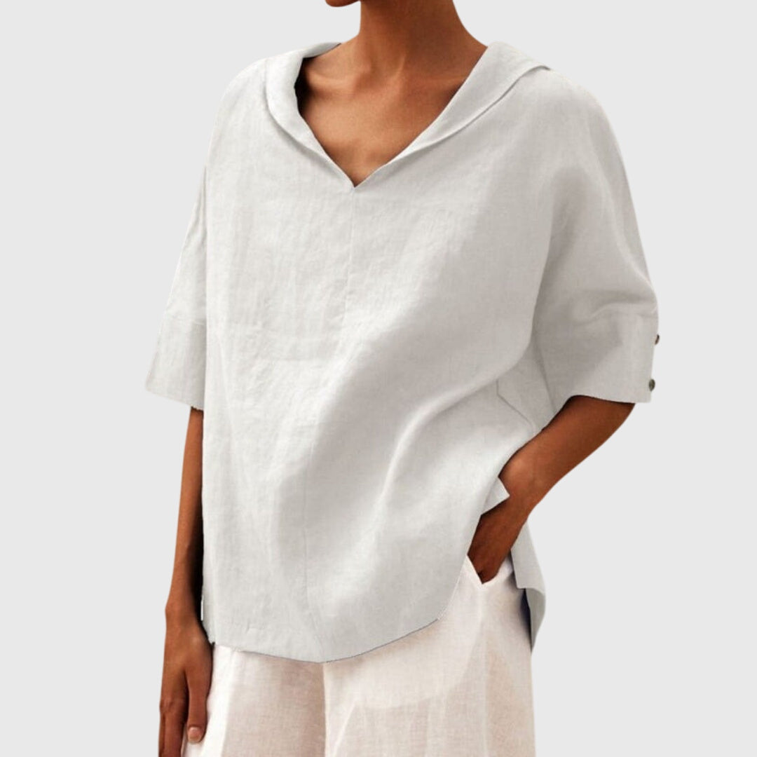 Avabloomly™ | Blouse Casual Coupe Ample