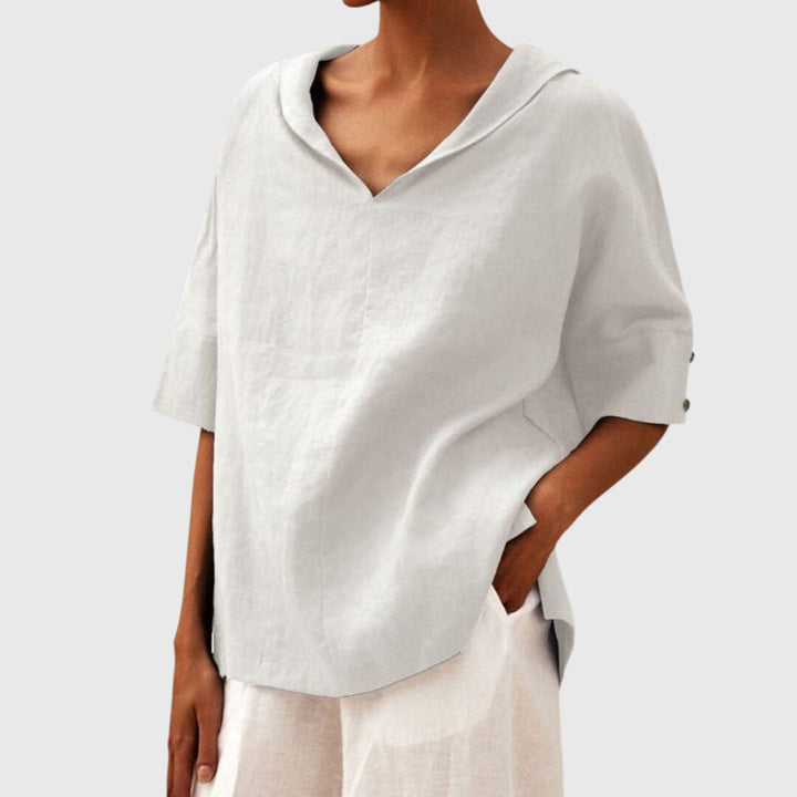 Avabloomly™ | Blouse Casual Coupe Ample