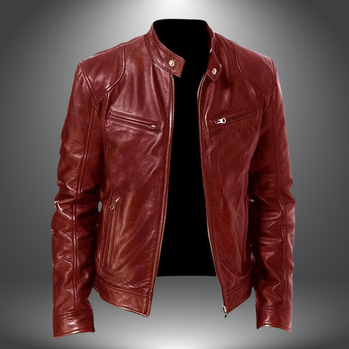 Avabloomly™ - Veste en cuir artisanal pour homme