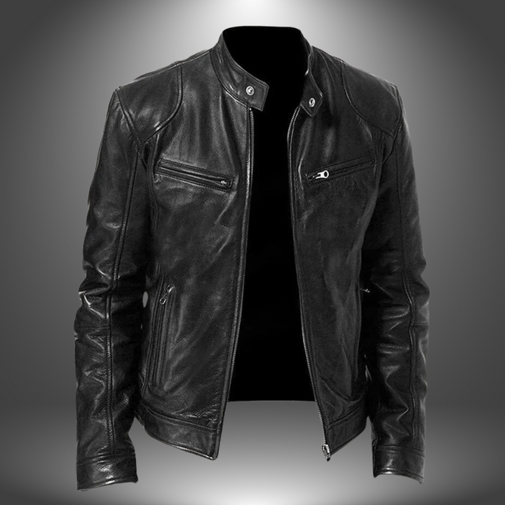 Avabloomly™ - Veste en cuir artisanal pour homme
