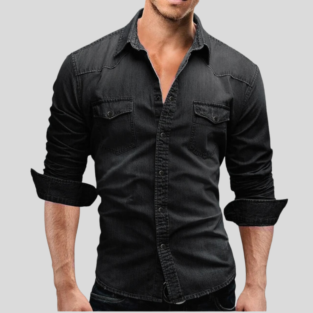 Avabloomly™ - Chemise en denim au style moderne