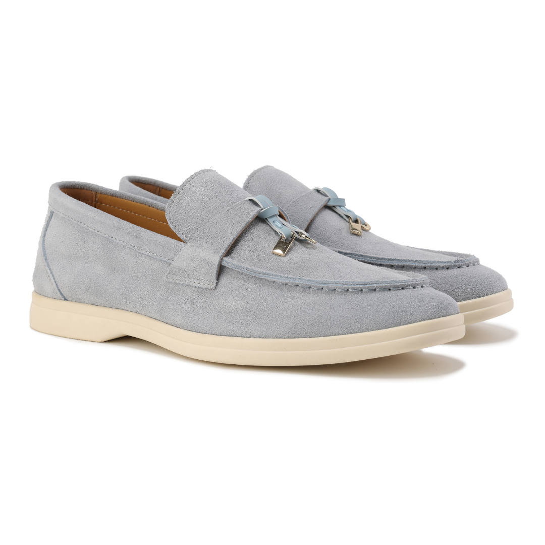 Avabloomly™ | Mocassins en daim Old Money