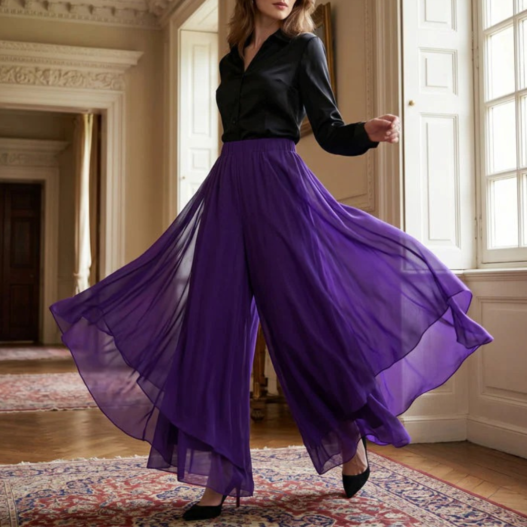 Pantalon asymétrique pour Femme – Élégant & Chic