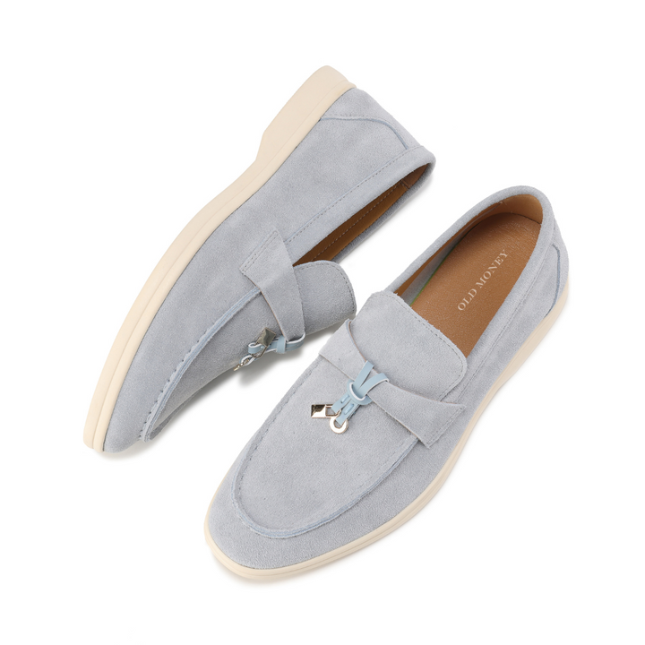 Avabloomly™ | Mocassins en daim Old Money