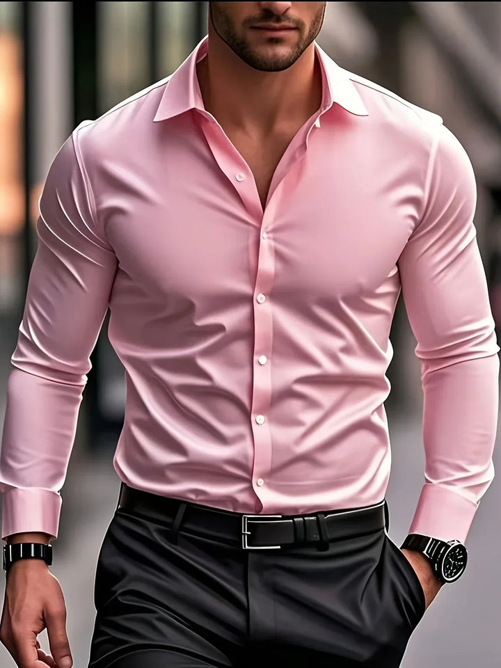 Avabloomly™ | Chemise élégante à manches longues avec boutons