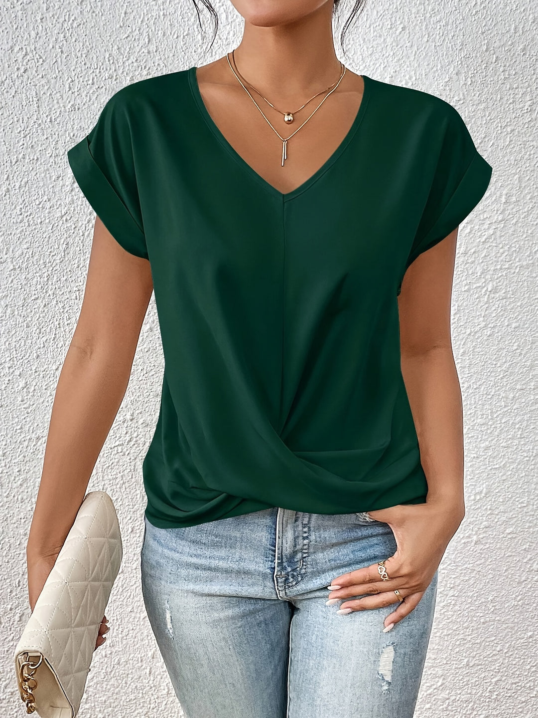 Tionna | Gemütliches V-Ausschnitt Shirt
