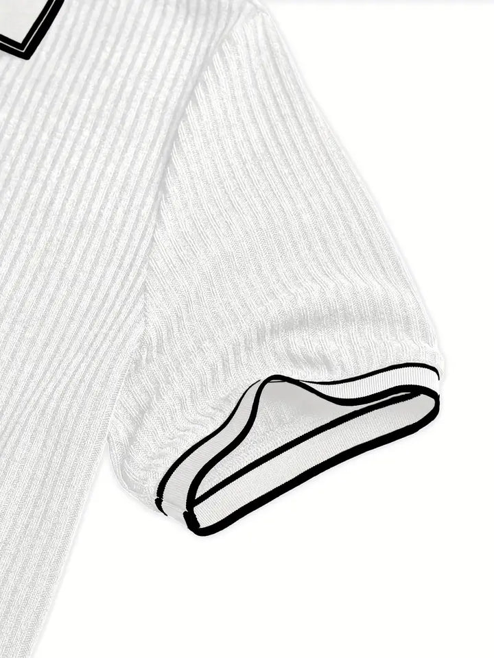 Avabloomly™ | Polo élégant à manches courtes