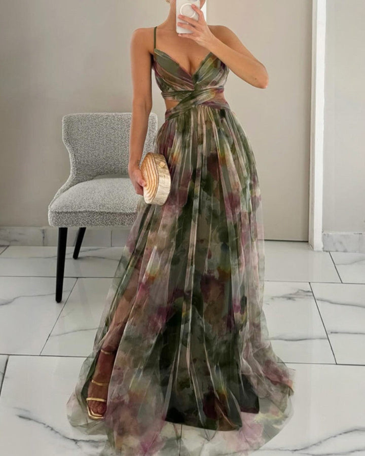 Giselle – La Robe Maxi Florale Enchanteresse