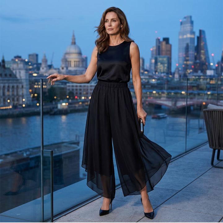 Pantalon asymétrique pour Femme – Élégant & Chic