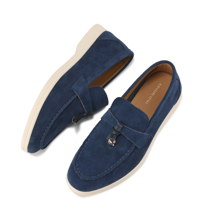 Avabloomly™ | Mocassins en daim Old Money