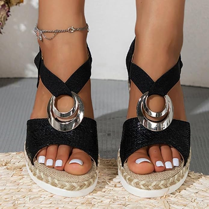 Sandales compensées pour femmes