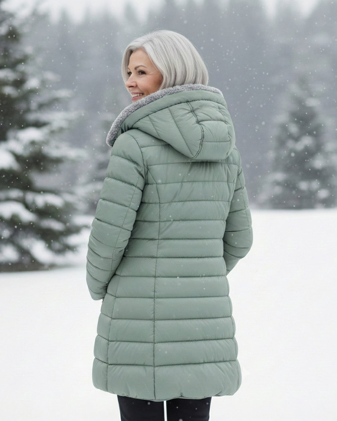 Manteau Maddy Matelassé Doublée En Polaire