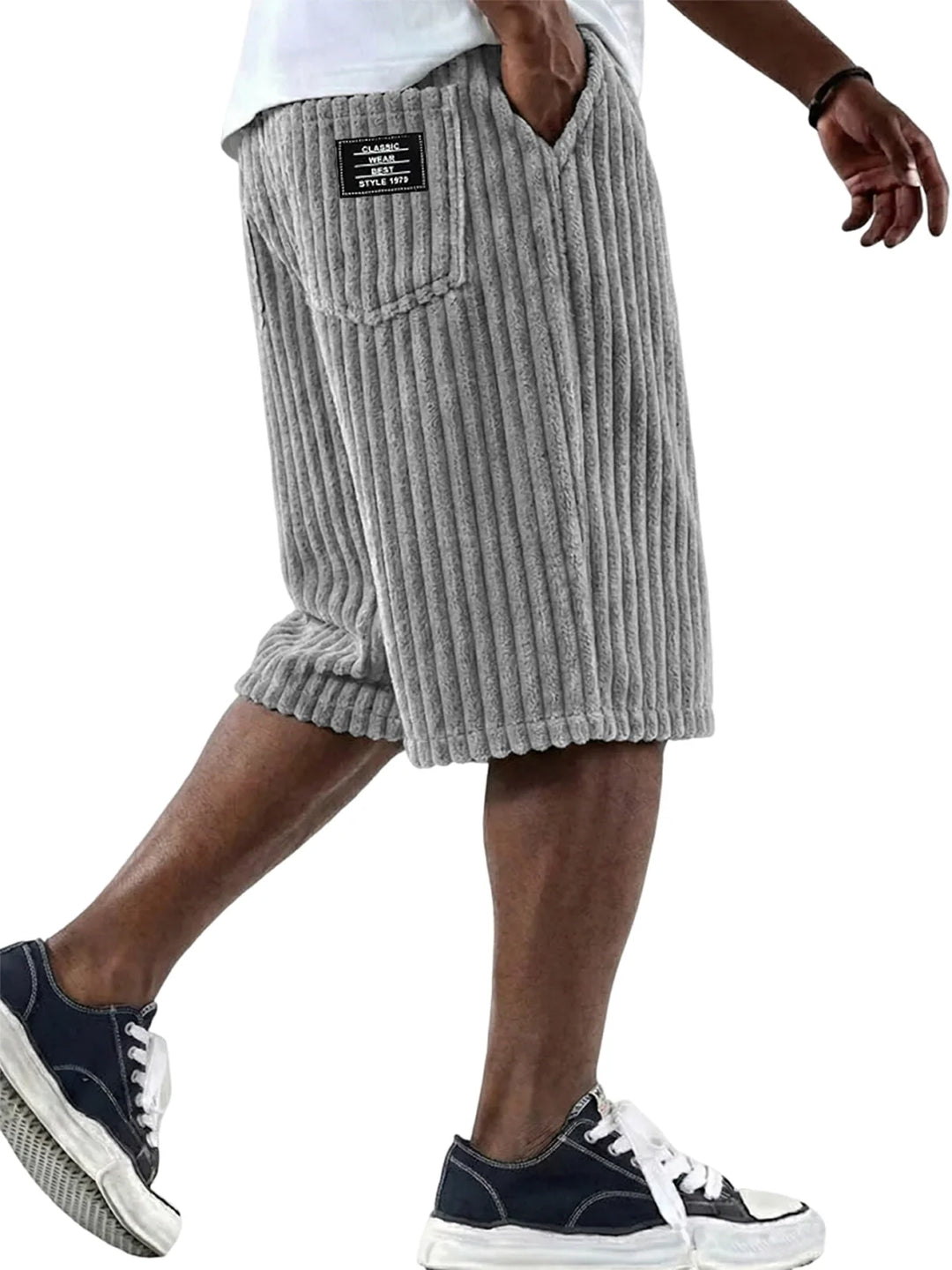Sommerfeld | Cord-Shorts mit Stickdetail
