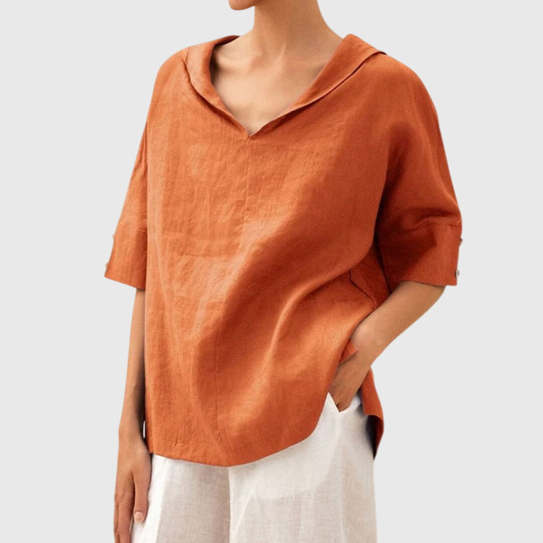 Avabloomly™ | Blouse Casual Coupe Ample