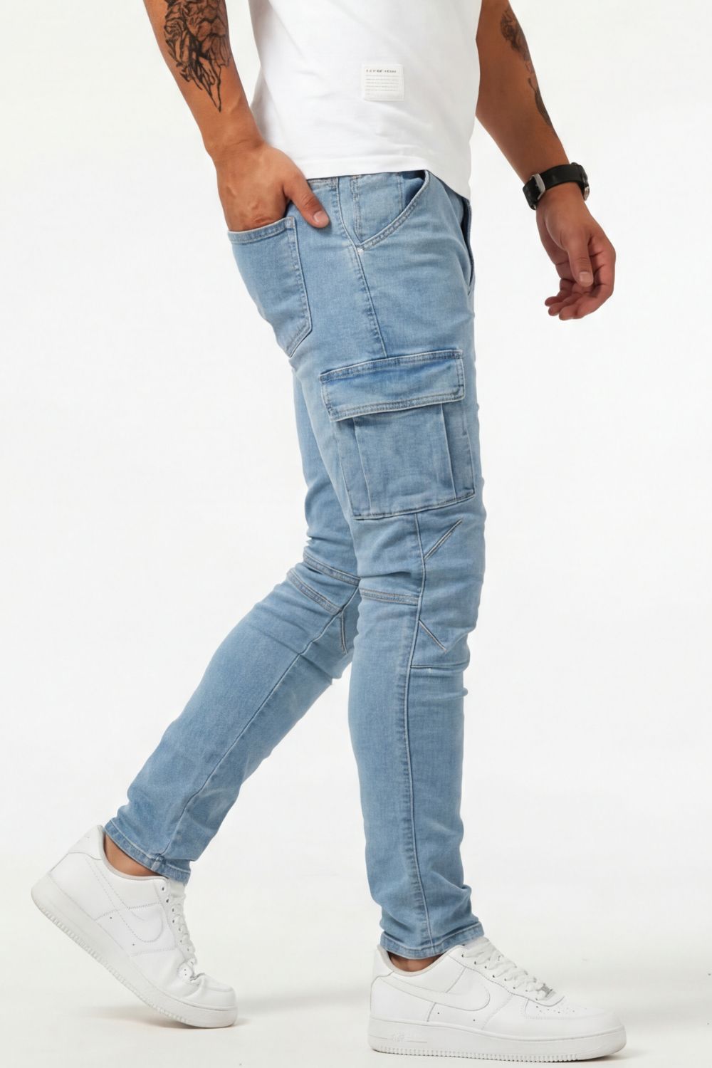 Sommerfeld | Elastische Cargo Jeans für Herren
