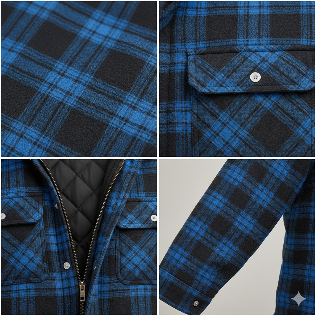 Arend – Warme Herrenjacke aus Premium Wollmix