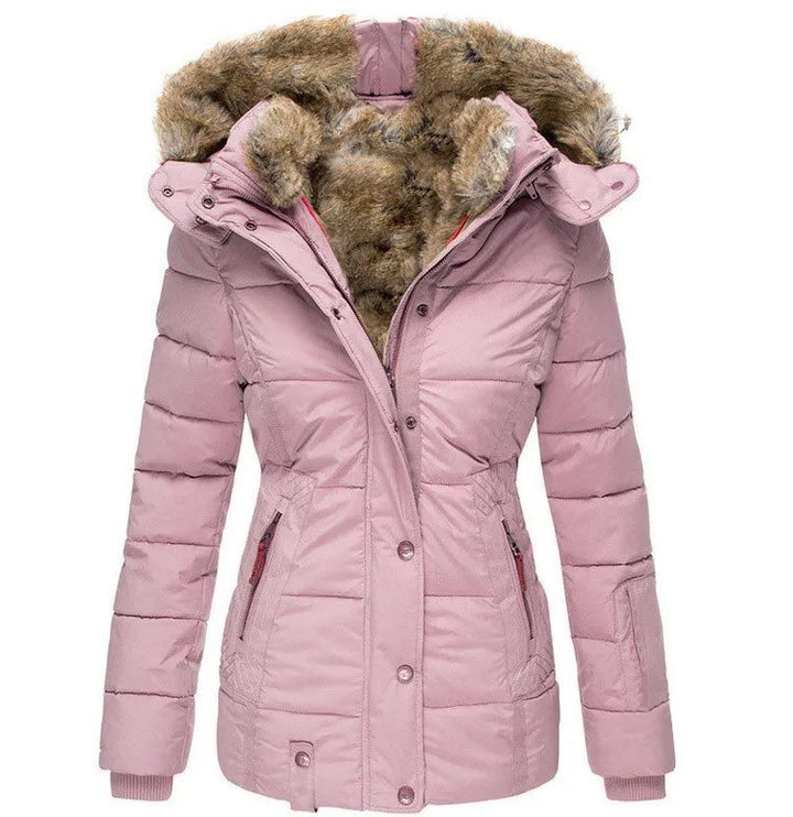 Avabloomly™ | Manteau d'hiver chaud avec doublure en fourrure