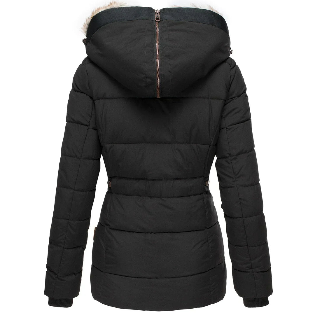 Avabloomly™ | Manteau d'hiver chaud avec doublure en fourrure