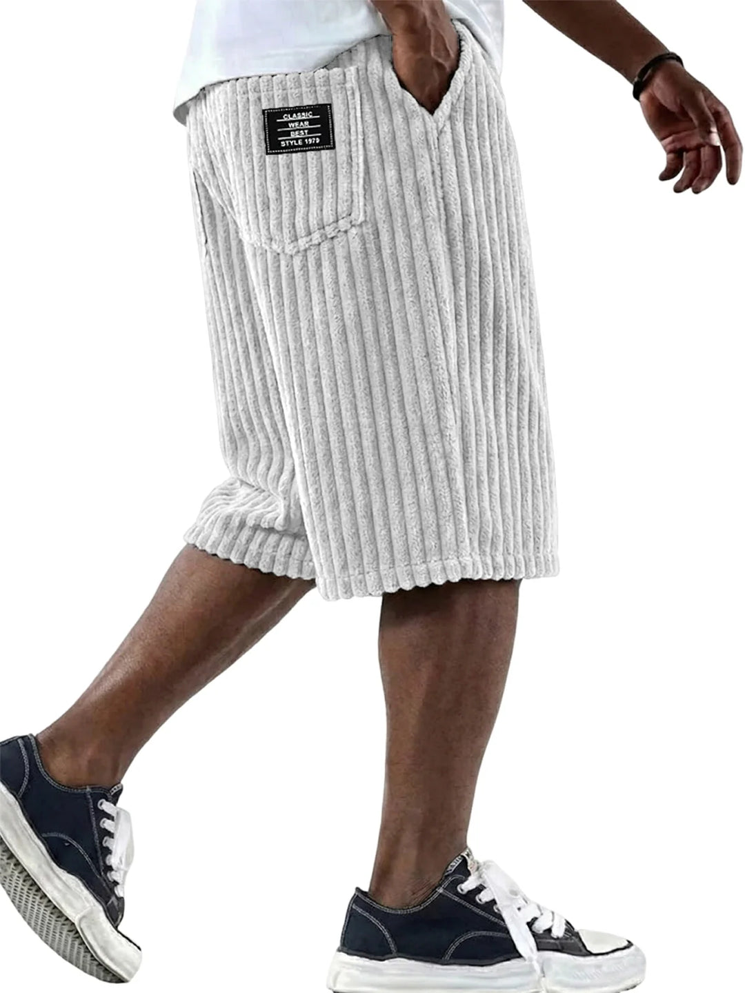 Sommerfeld | Cord-Shorts mit Stickdetail