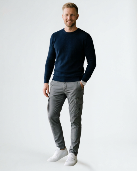 Sommerfeld | Premium Herren-Cargo-Stretchhose
