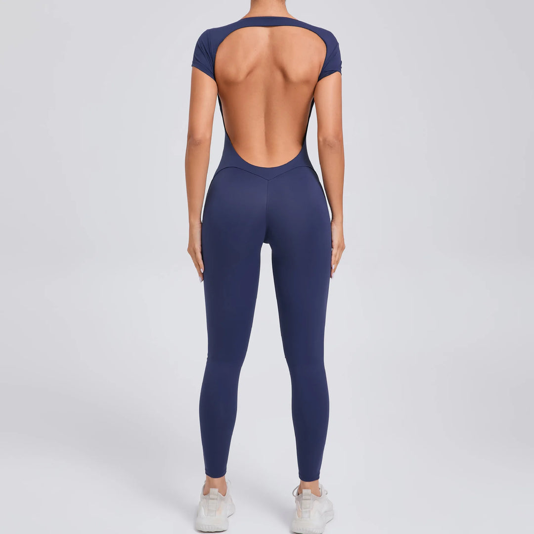 ActiveFlex Open-Back Sport Jumpsuit