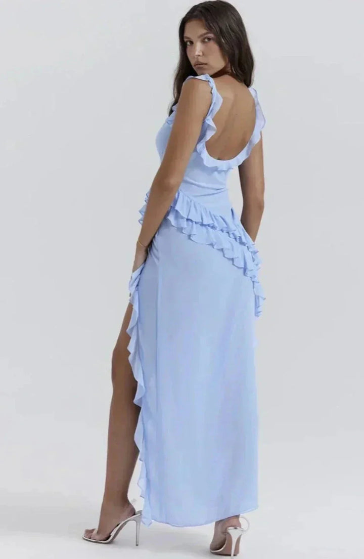 Avabloomly™ | Robe élégante avec jambes ouvertes