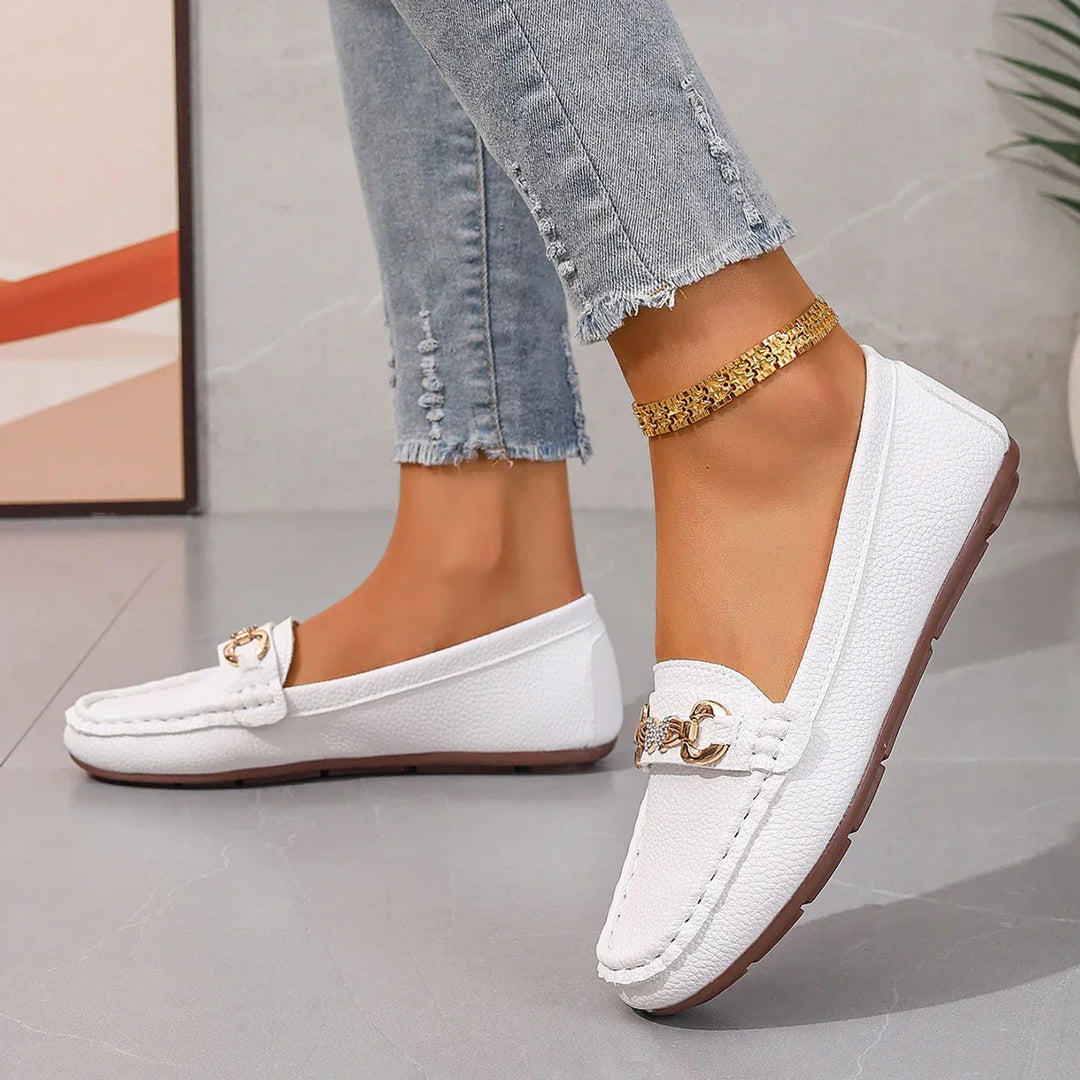 Mocassins Ricci En Cuir Pour Femmes