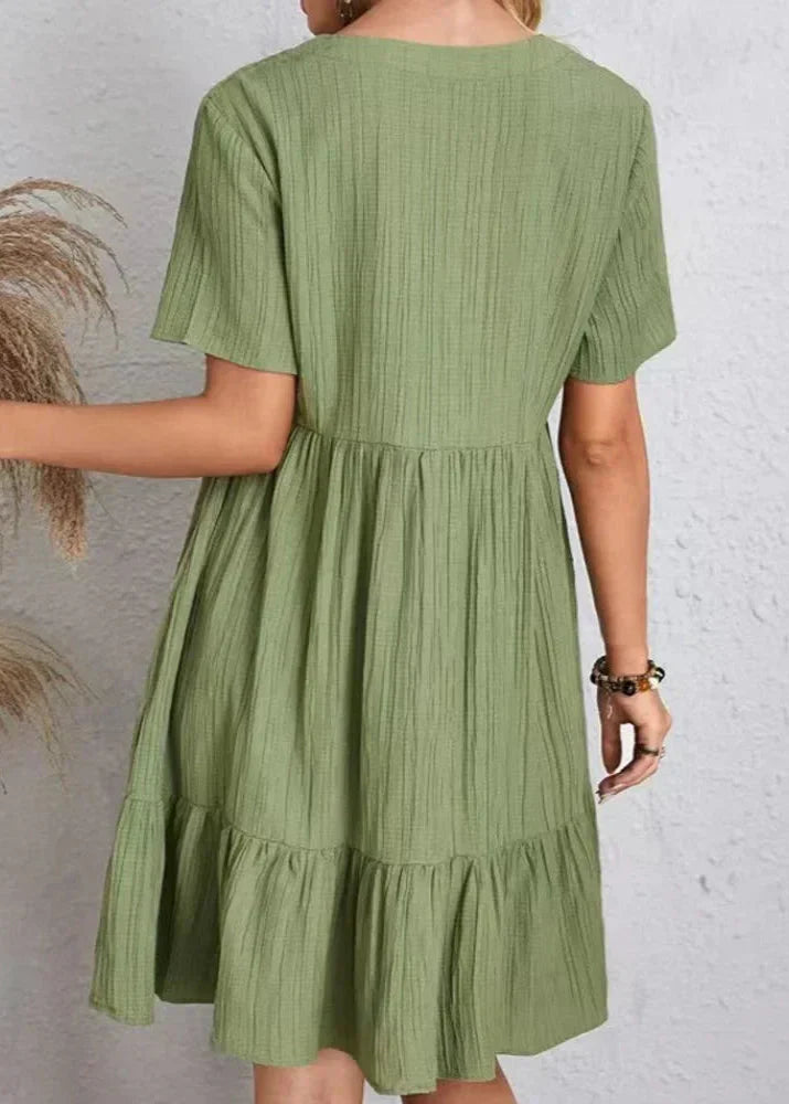 Enora | Robe Élégante Fluide