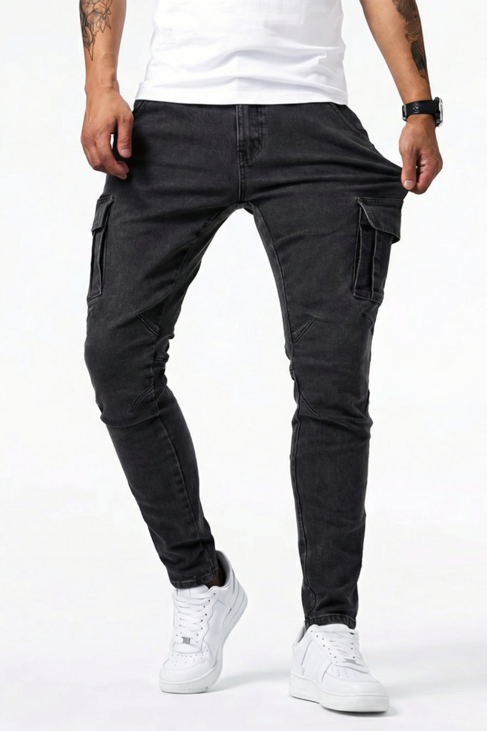 Sommerfeld | Elastische Cargo Jeans für Herren