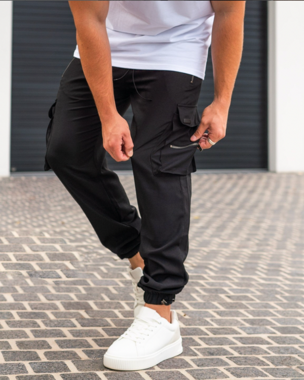 Sommerfeld | Schwarze Cargo-Hose
