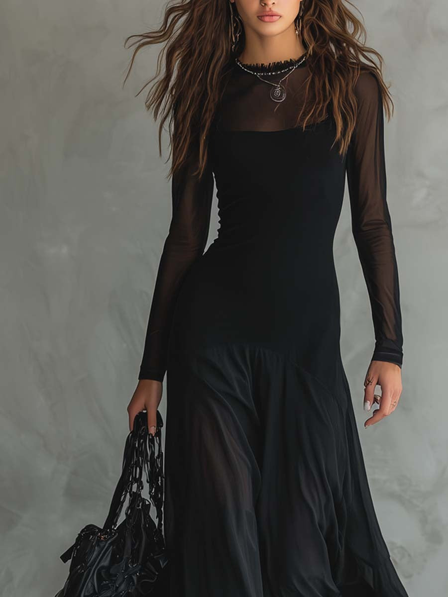 Robe Longue En Tulle Au Charme Éthéré