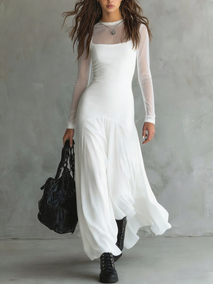 Robe Longue En Tulle Au Charme Éthéré