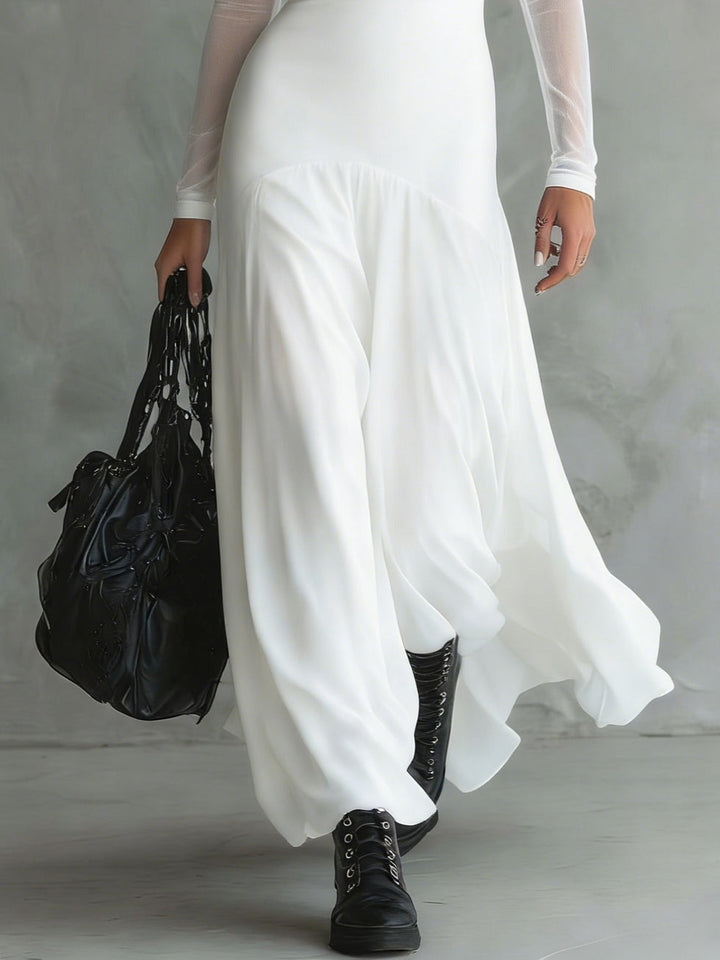 Robe Longue En Tulle Au Charme Éthéré