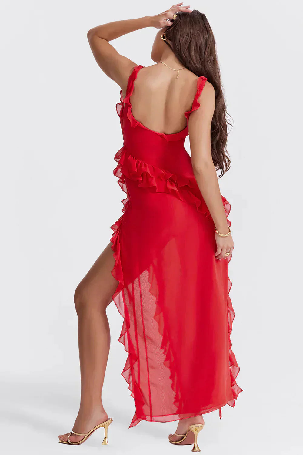 Avabloomly™ | Robe élégante avec jambes ouvertes