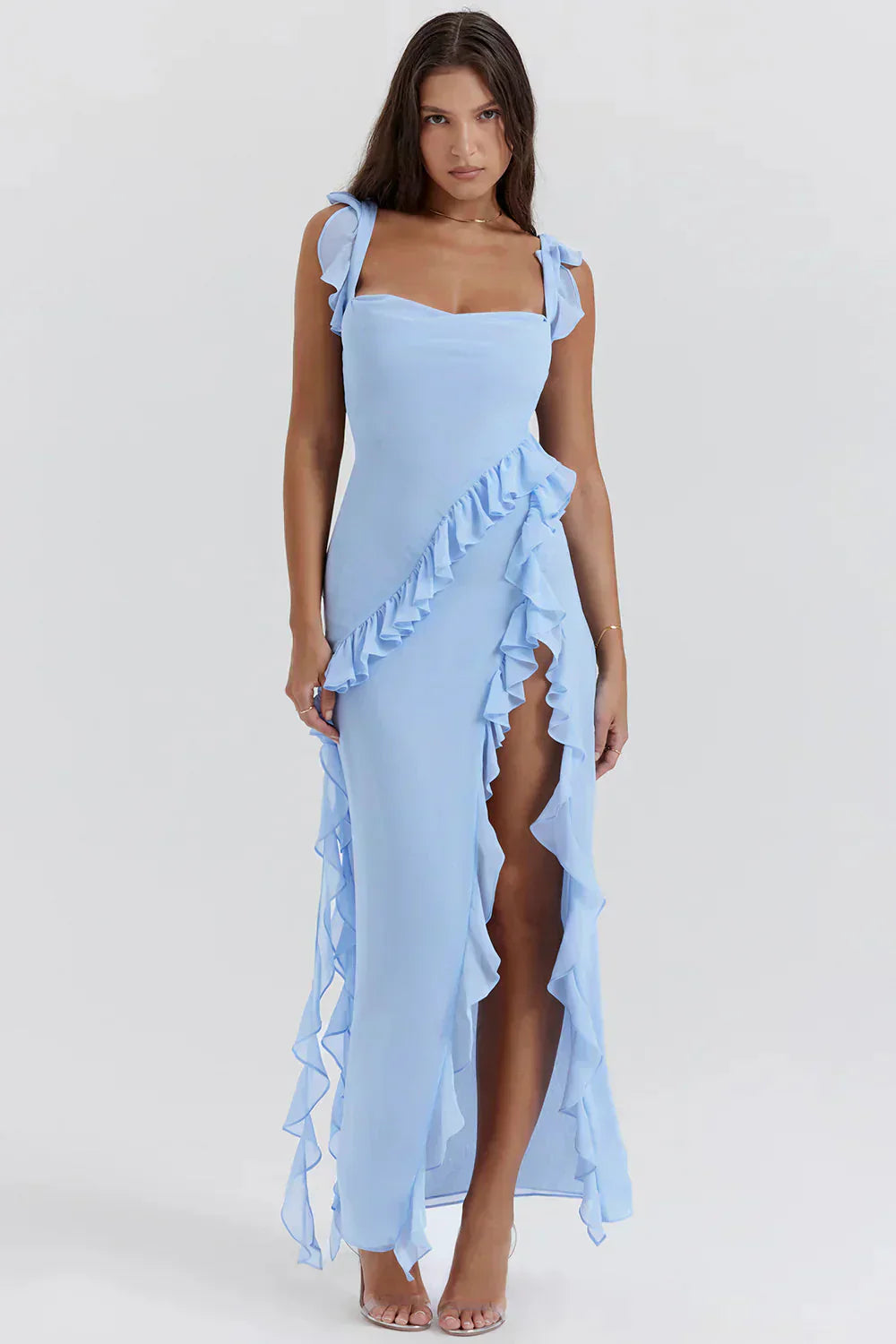 Avabloomly™ | Robe élégante avec jambes ouvertes