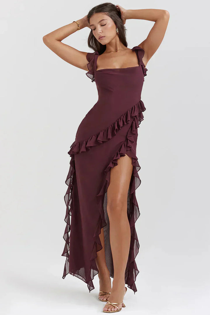 Avabloomly™ | Robe élégante avec jambes ouvertes