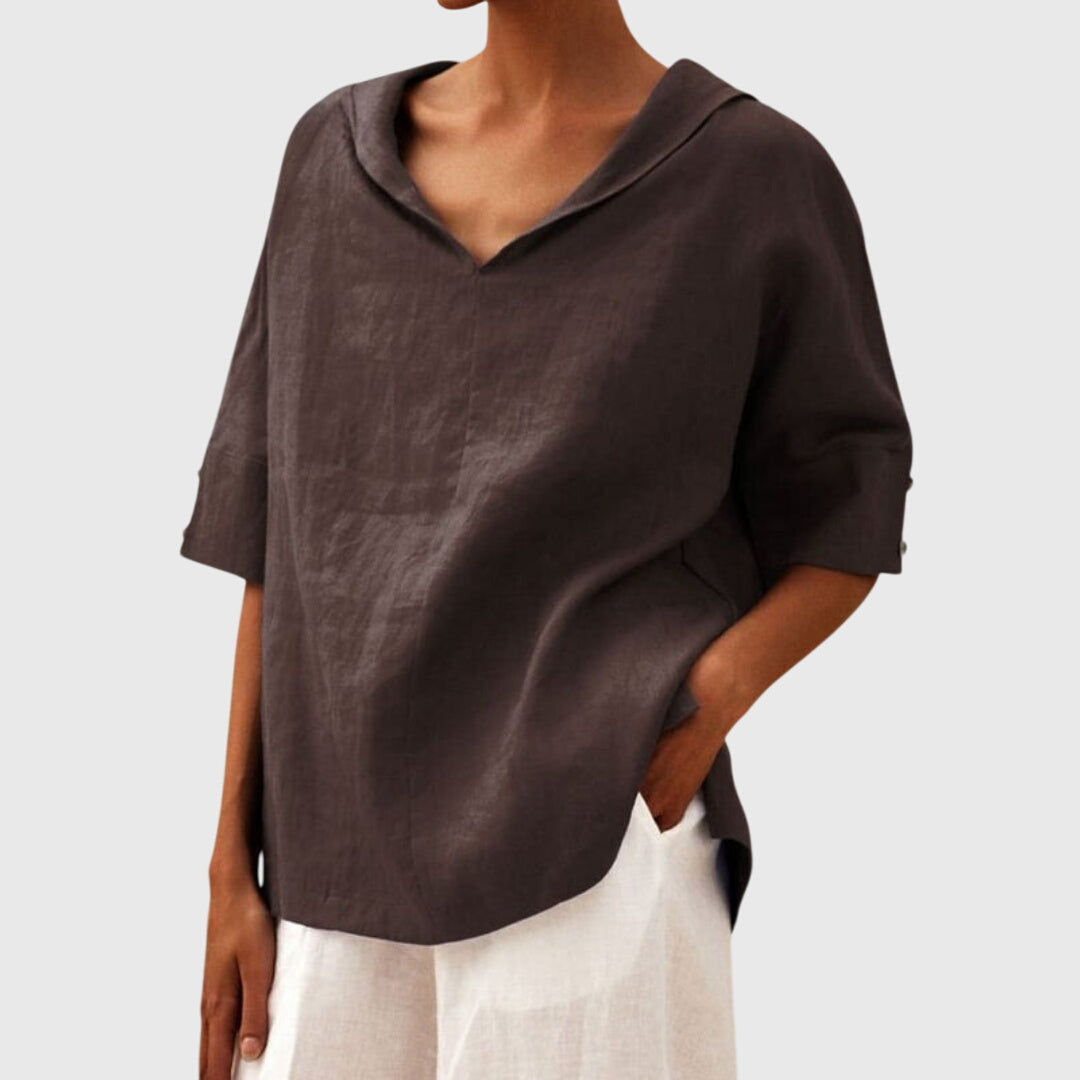 Avabloomly™ | Blouse Casual Coupe Ample