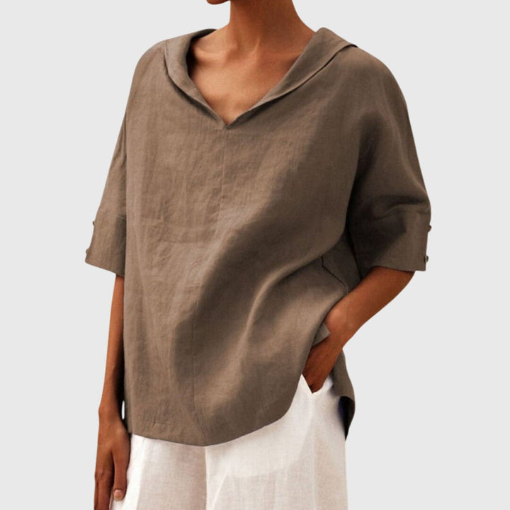 Avabloomly™ | Blouse Casual Coupe Ample