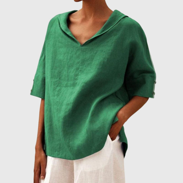 Avabloomly™ | Blouse Casual Coupe Ample